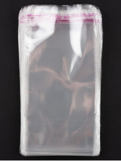 БОПП пакет с клеевым клапаном 14x24+3см 25мкм